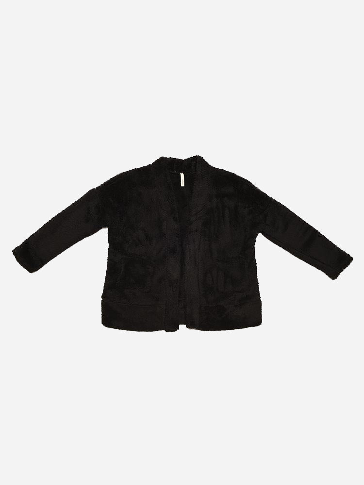 GTOG Girls' Fuzzy Long Cardigan - Saint Bernard