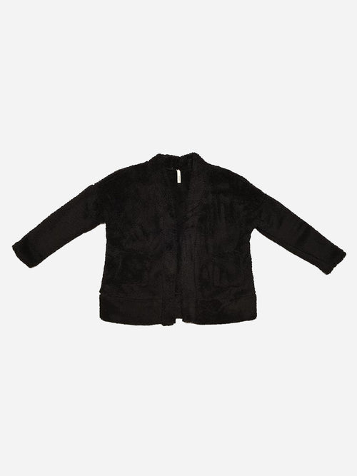 GTOG Girls' Fuzzy Long Cardigan - Saint Bernard