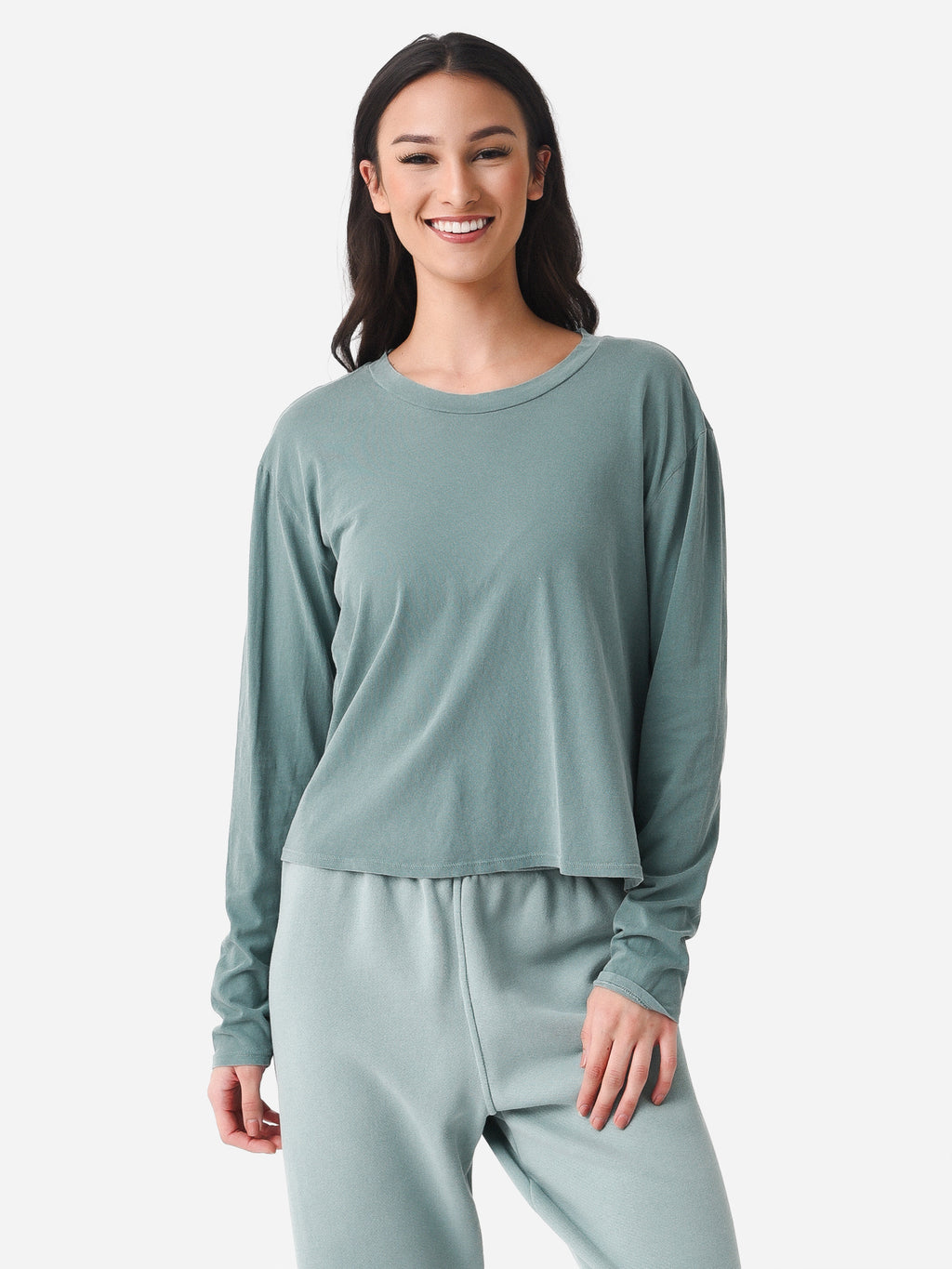 Perfect White Tee Women's Axel Long Sleeve Tee - Saint Bernard