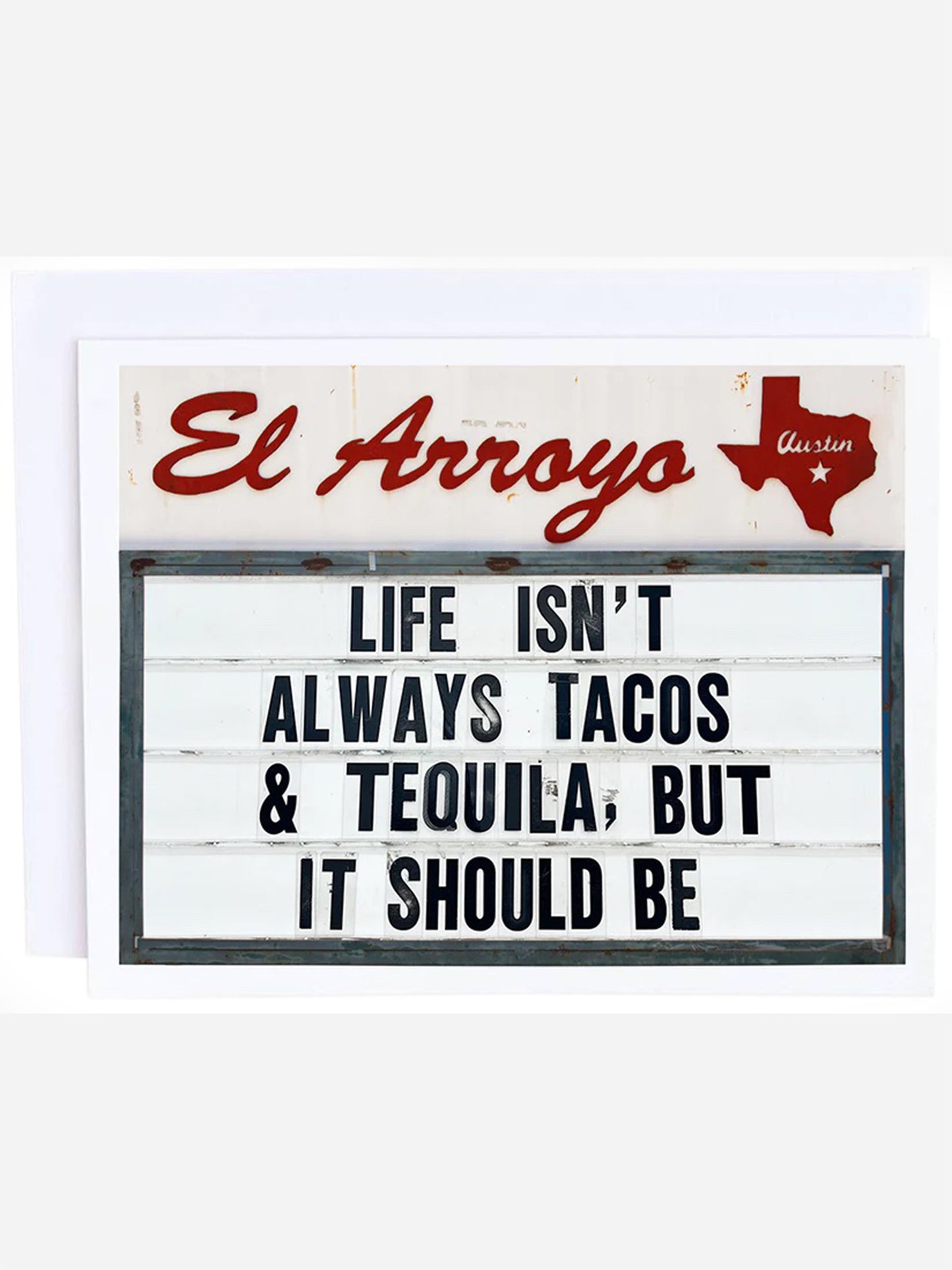 Cozumel Publishing Company El Arroyo Tacos And Tequila Card