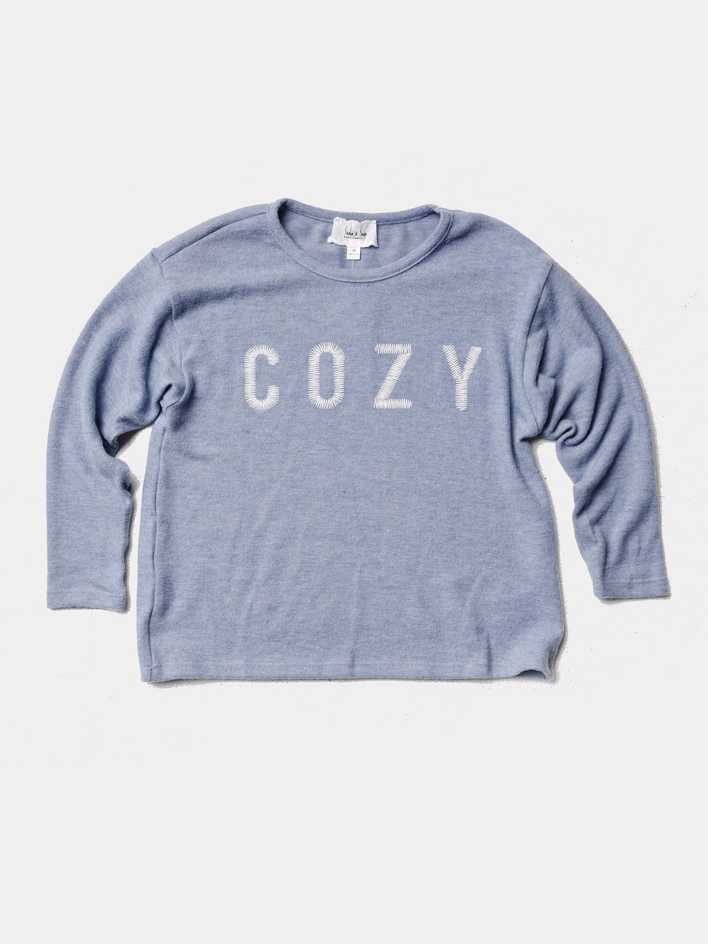 Sadie & Sage Girls' Cozy Graphic Tee - Saint Bernard