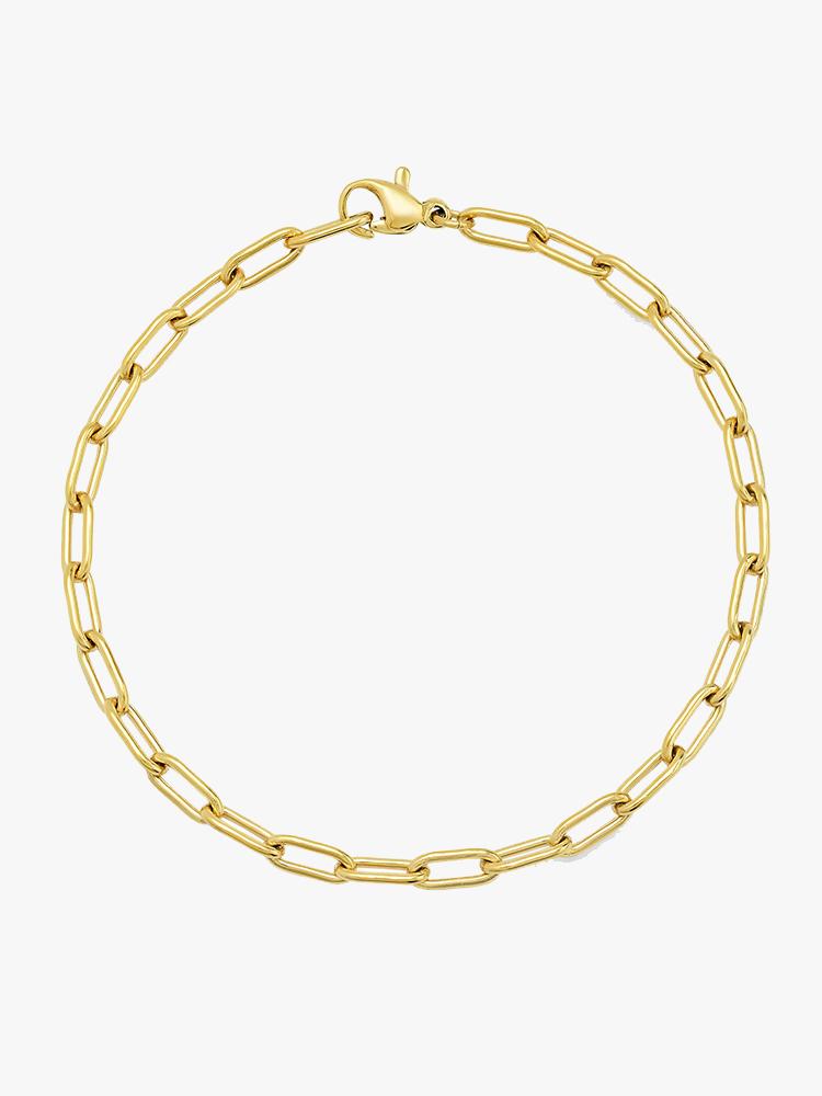 Tai Small Oval Cable Link Chain Bracelet - Saint Bernard