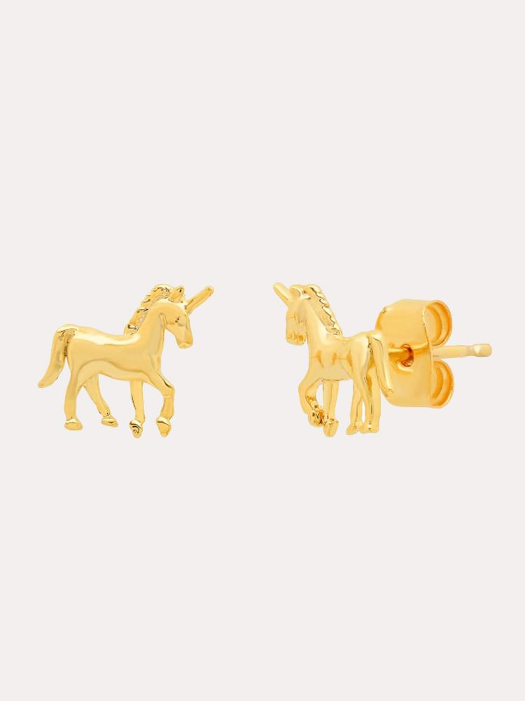 TAI Jewelry Unicorn Stud Earring - Saint Bernard