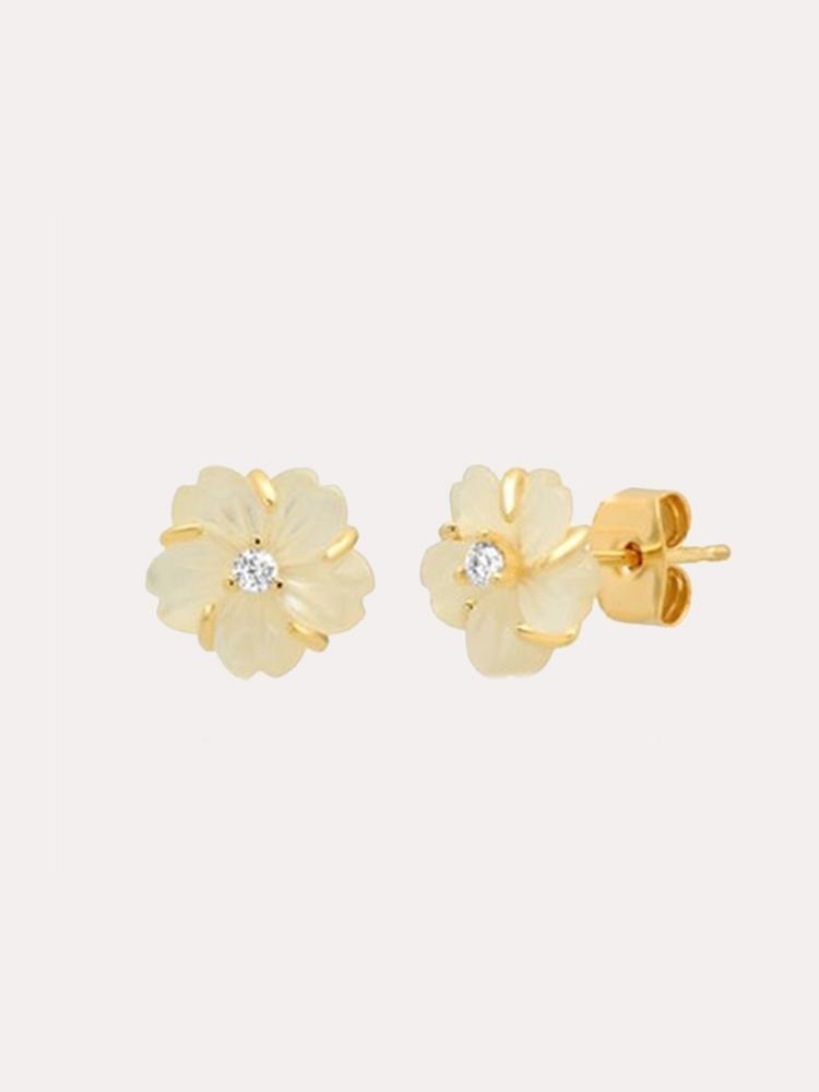 Tai Floral Stud Earring - Saint Bernard