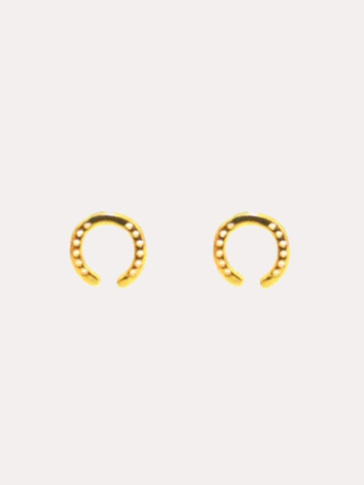 TAI Jewelry Mini Horseshoe Earring - Saint Bernard