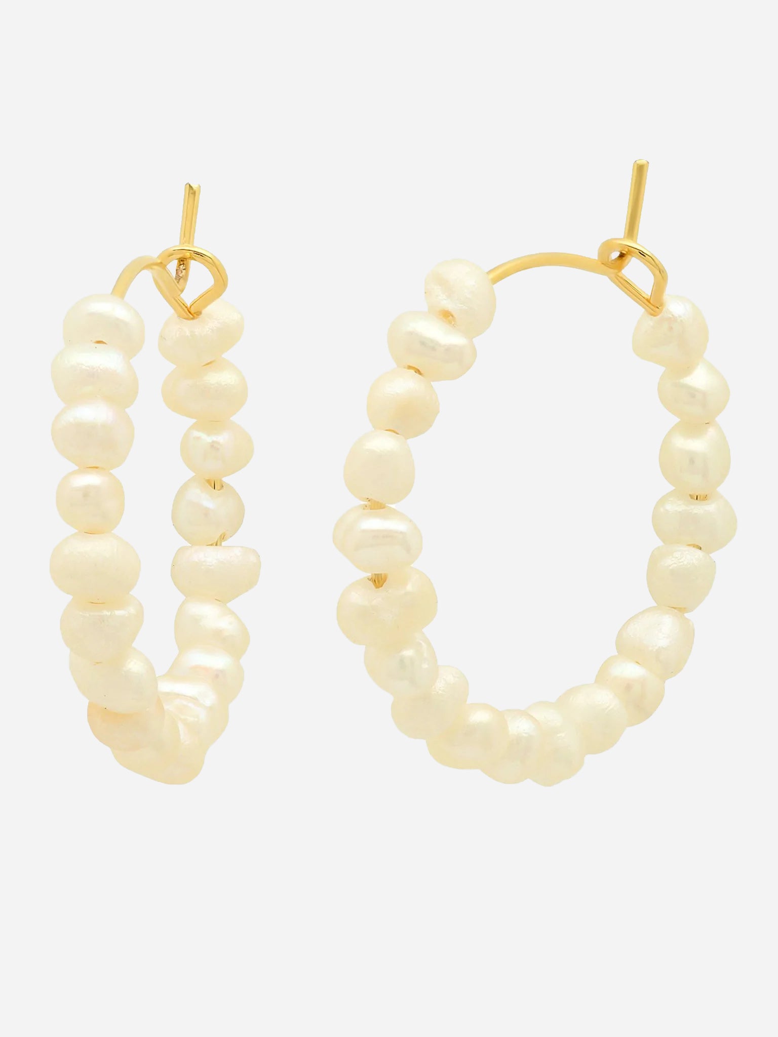 Tai Freshwater Pearl Hoop Earring - Saint Bernard