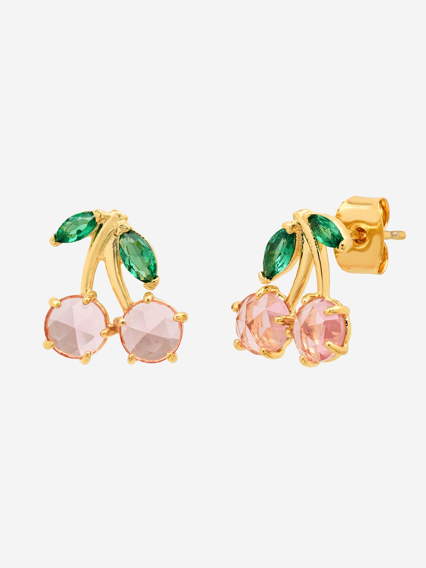Tai Pink Cherry Stud Earrings - Saint Bernard