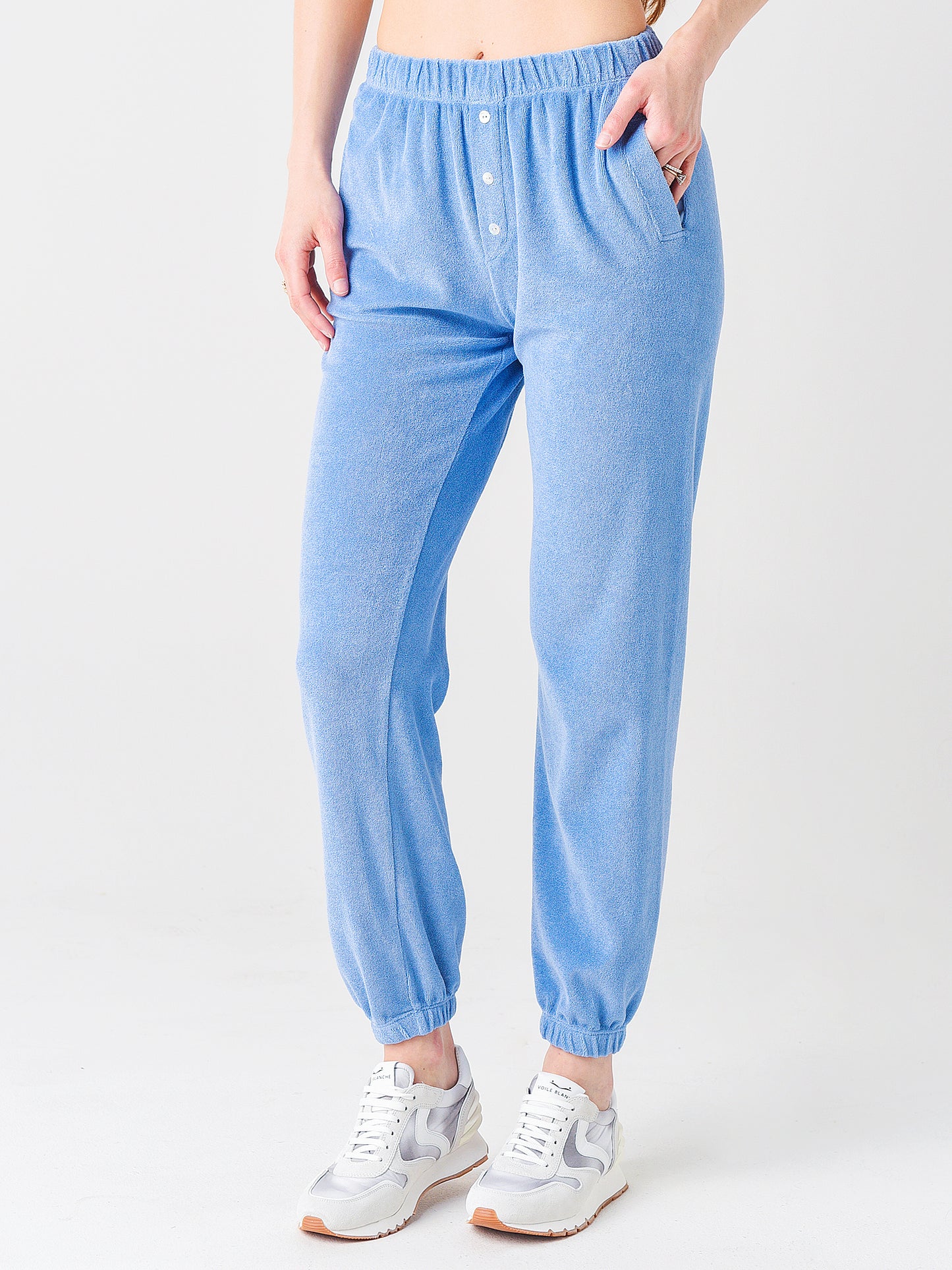 DONNI. Women's The Terry Henley Sweatpant - Saint Bernard