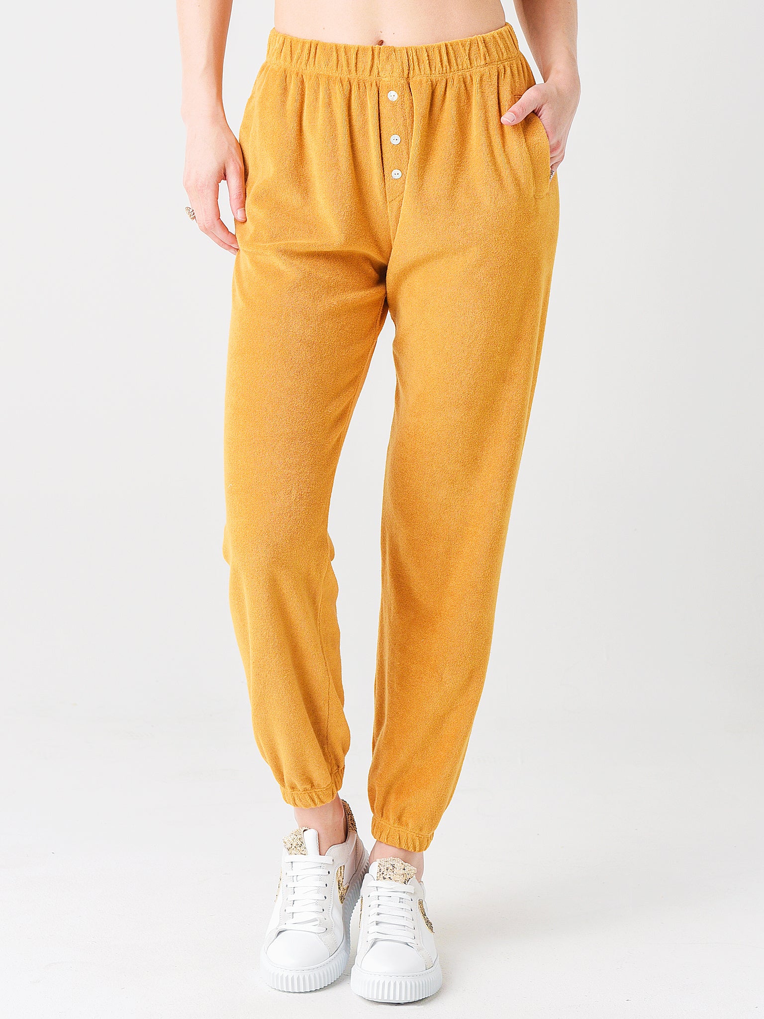 DONNI. Women's The Terry Henley Sweatpant - Saint Bernard