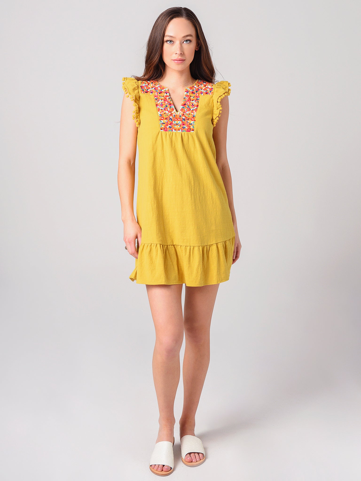 THML Women's Embroidered Dress Saint Bernard THML Women's Embroidered Dress Saint Bernard