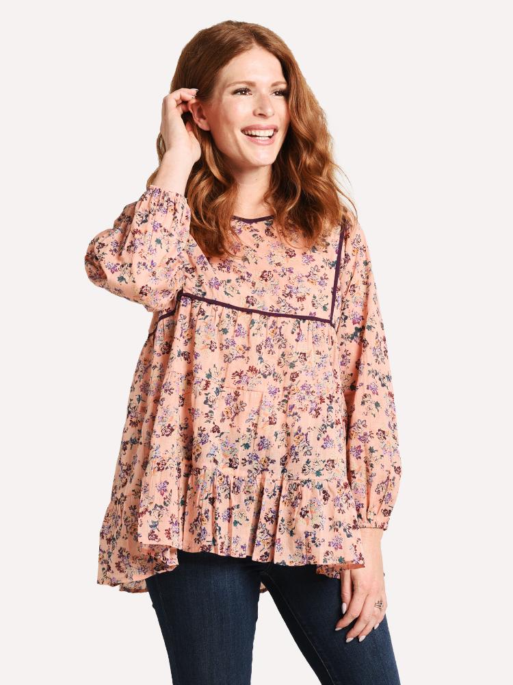 Modernsoul Women's Tie Back Top - Saint Bernard