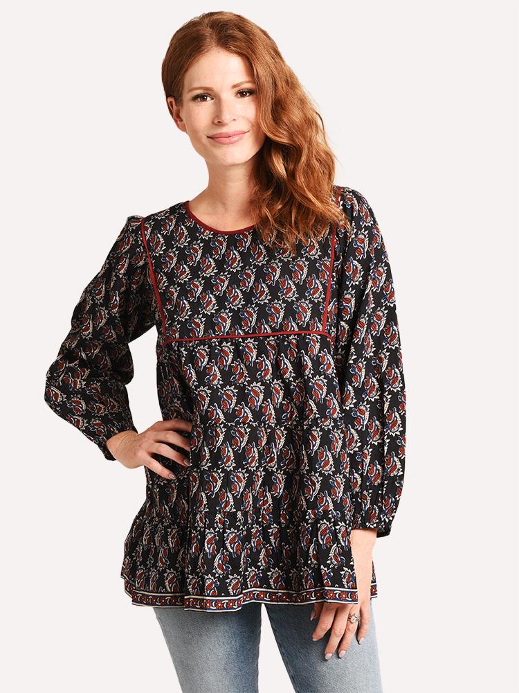 Modernsoul Women's Tie Back Top - Saint Bernard