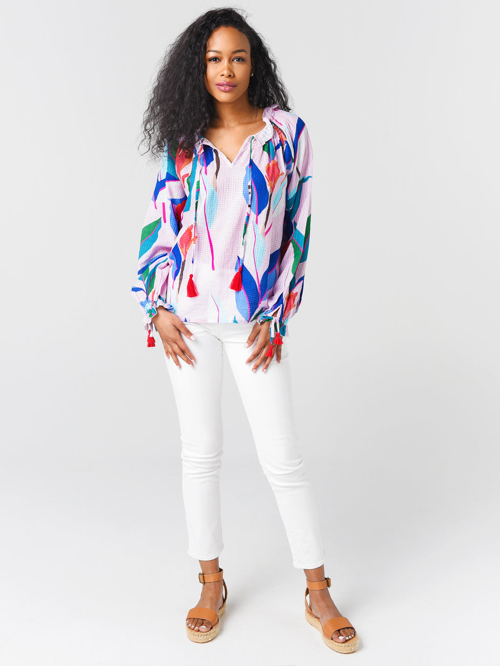 TIE NECK TIE SLEEVExBOTANICAPINK-alt3