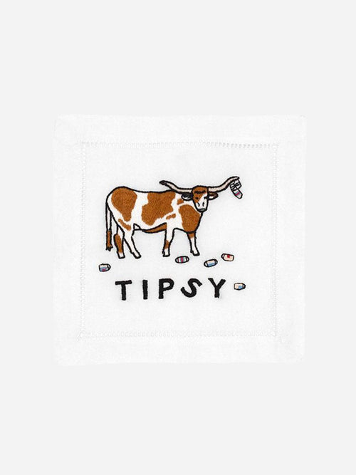 August Morgan Tipsy Cocktail Napkin Set