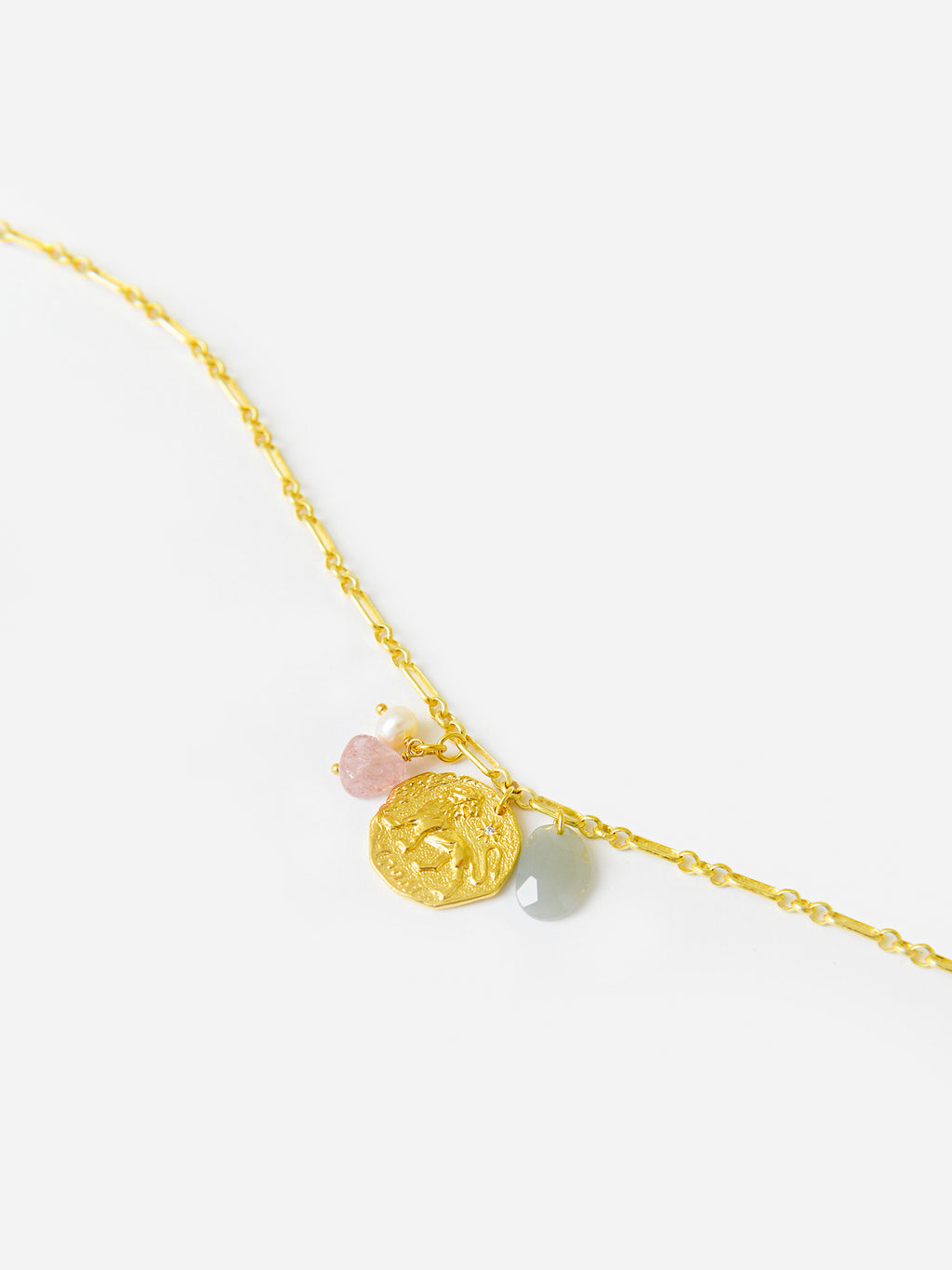 Tai Women's Coin Charm Necklace - Saint Bernard