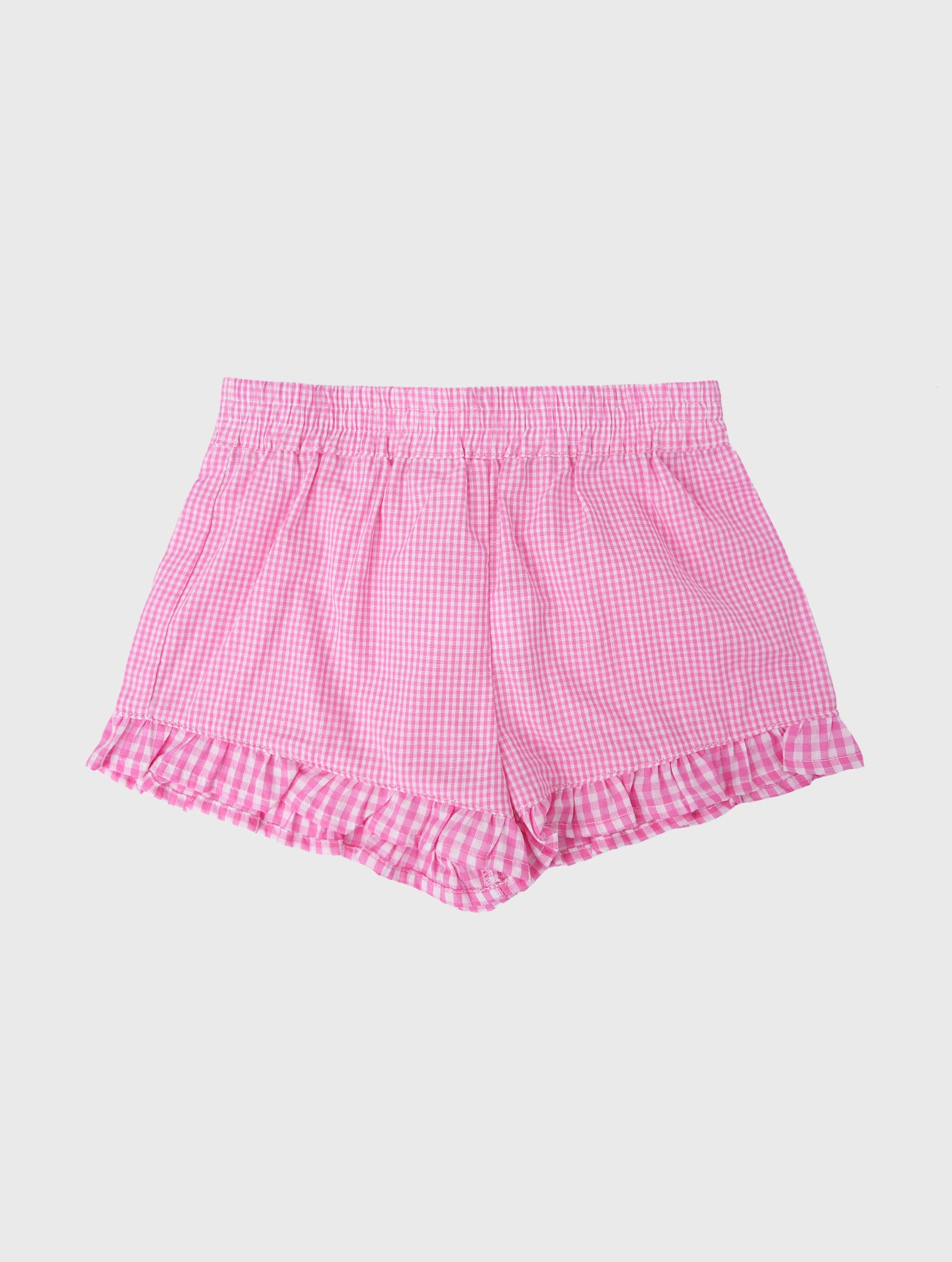 Design History Girls' Gingham Short - Saint Bernard