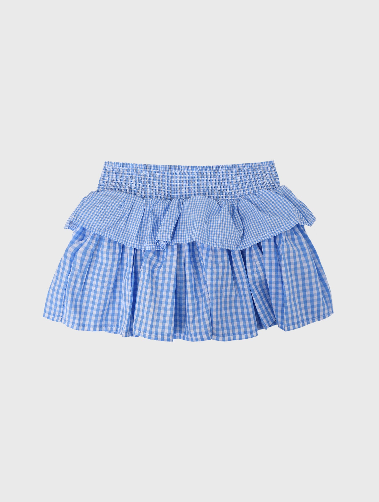 Design History Girls' Gingham Skirt - Saint Bernard