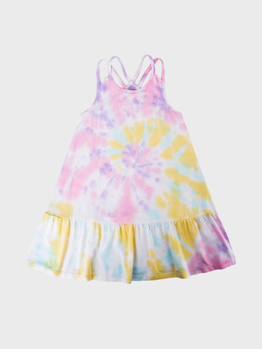 Design History Little Girls' Tie-Dye Dress - Saint Bernard