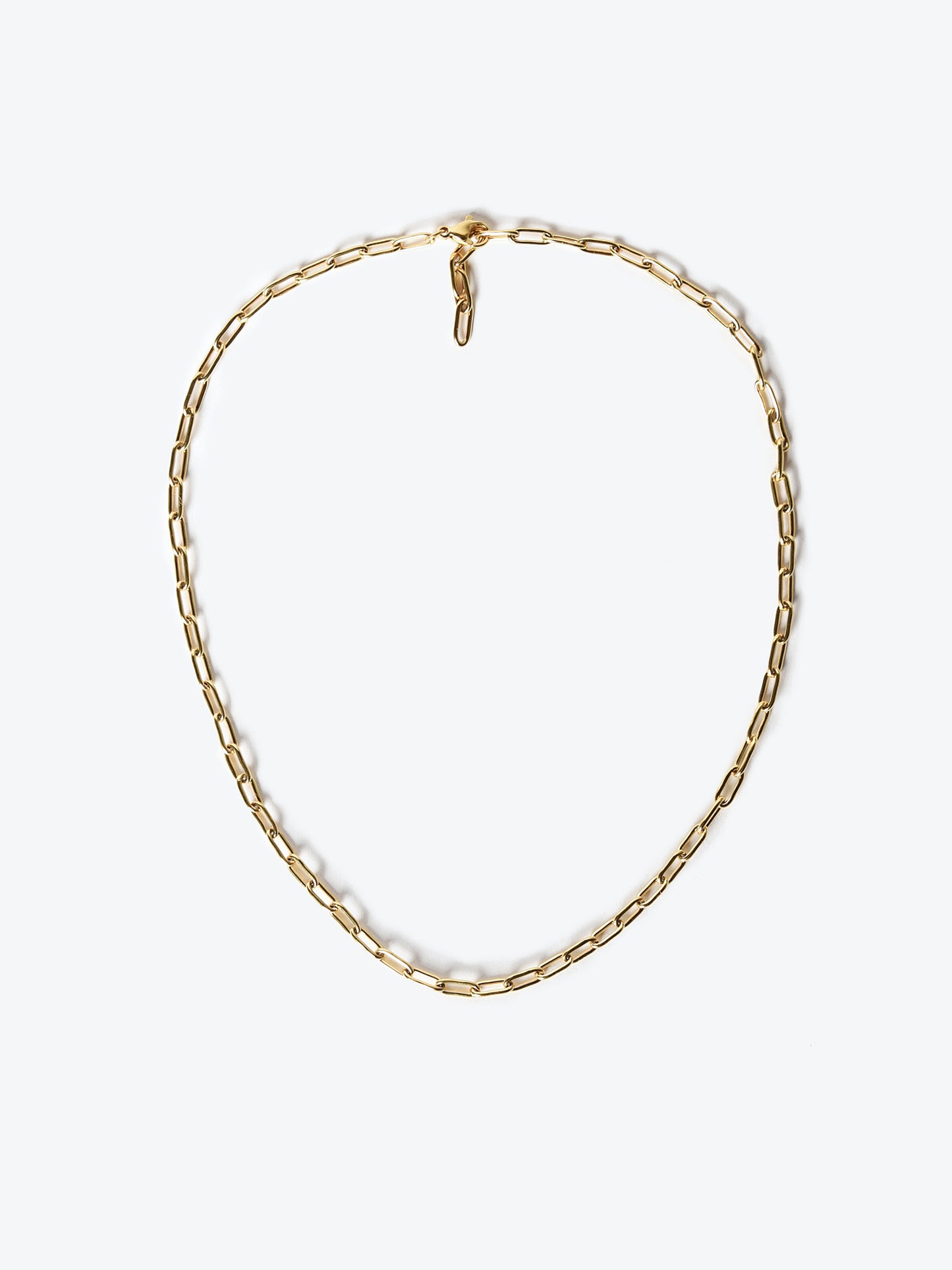 TAI Women's Gold Plated Chain Link Necklace