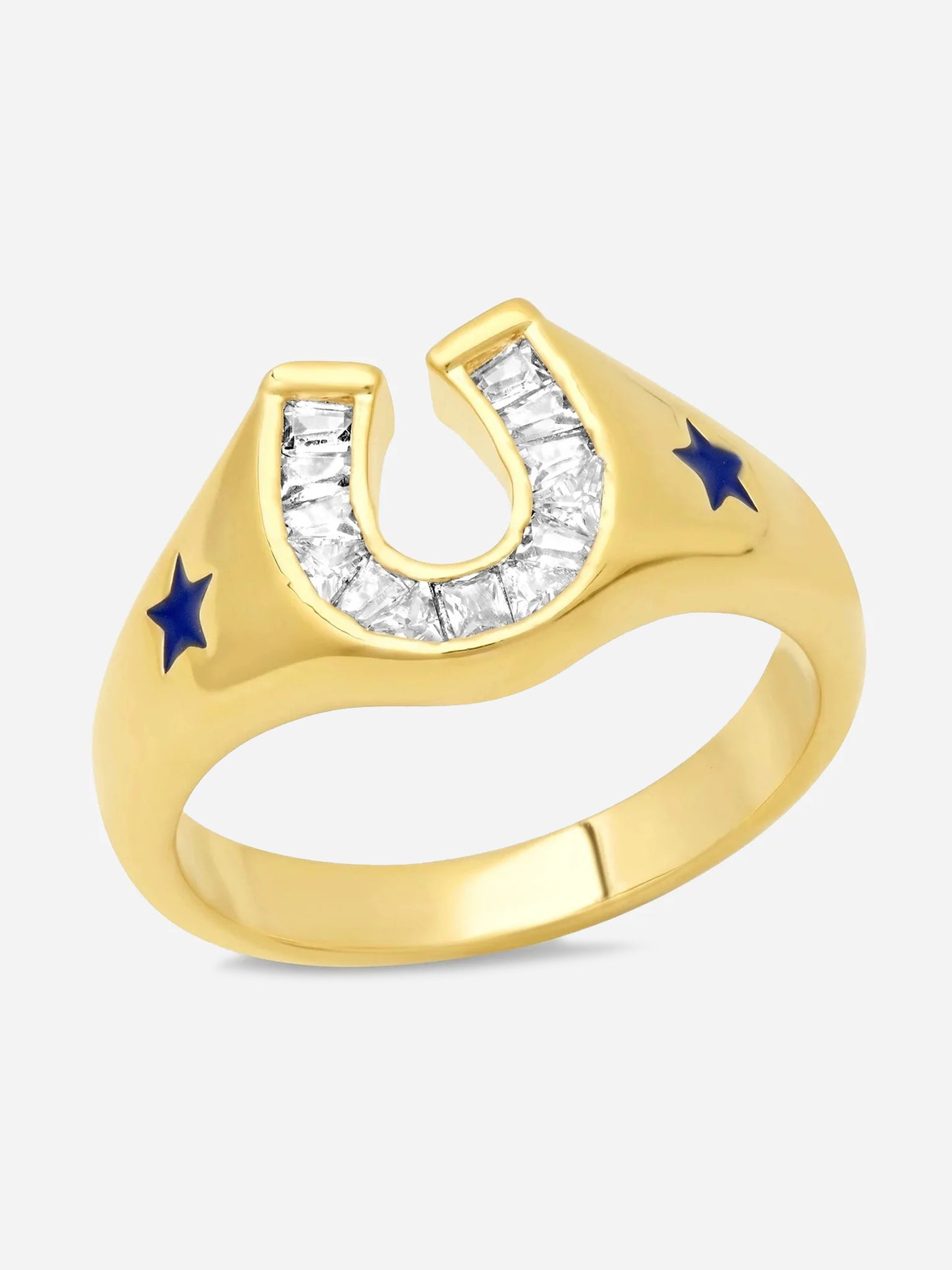 Tai Women's Horseshoe Signet Ring