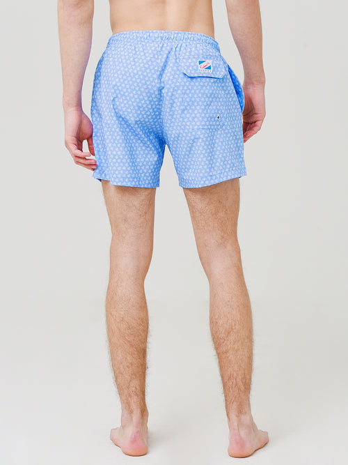 Bermies Men's Tribal Turtles Swim Trunk