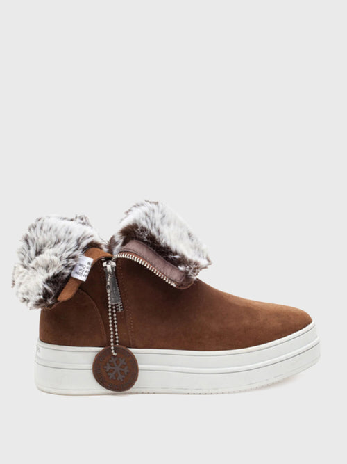 J/Slides Women's Tristan Waterproof Suede Booties