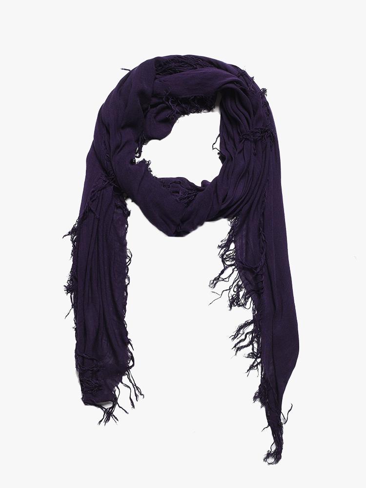 Blue Pacific Eggplant Tissue Scarf - Saint Bernard