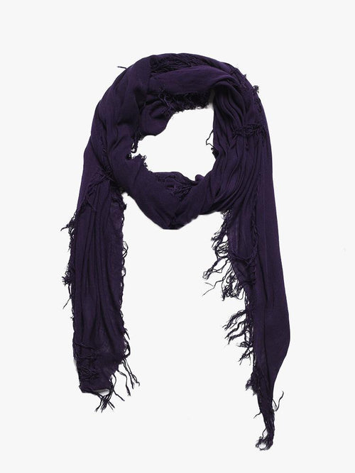Blue Pacific Eggplant Tissue Scarf