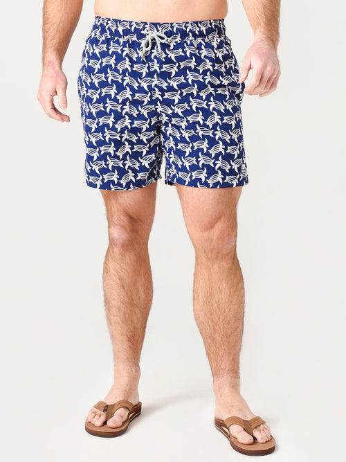 Tom & Teddy Men's Turtle Swim Trunk