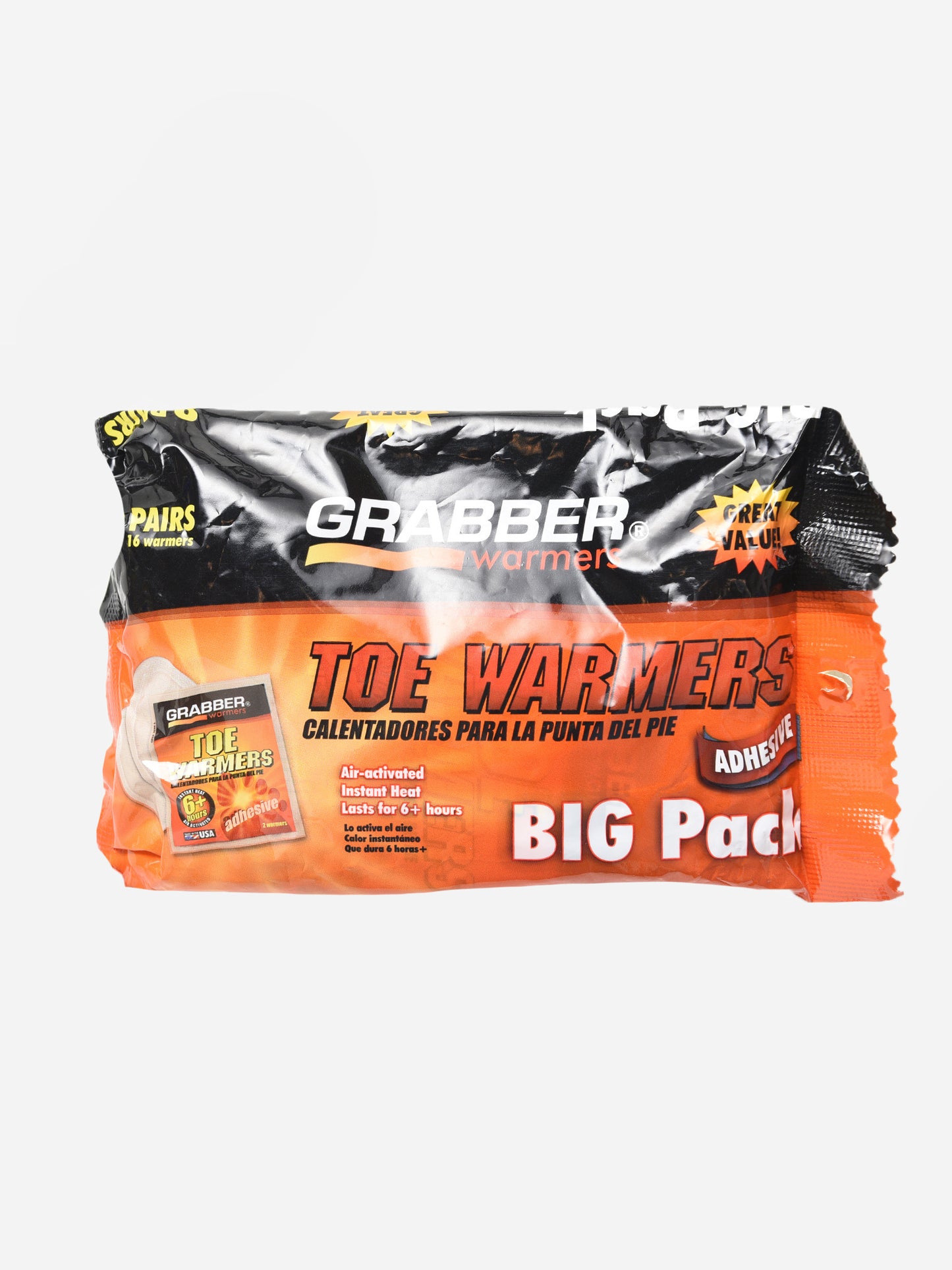 Grabber Toe Warmers - 8 Pack