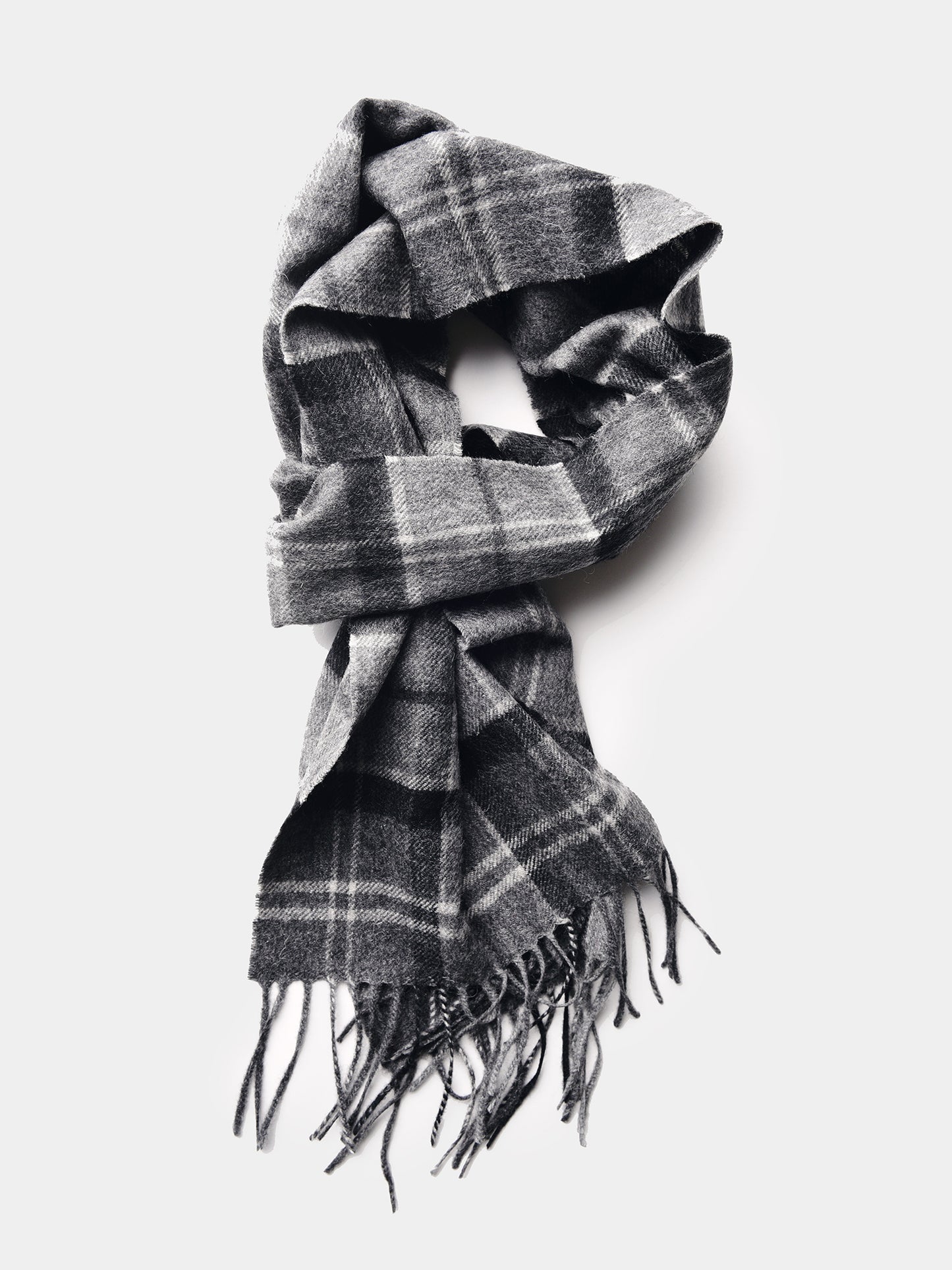Barbour Merino Cashmere Tartan Scarf - Saint Bernard