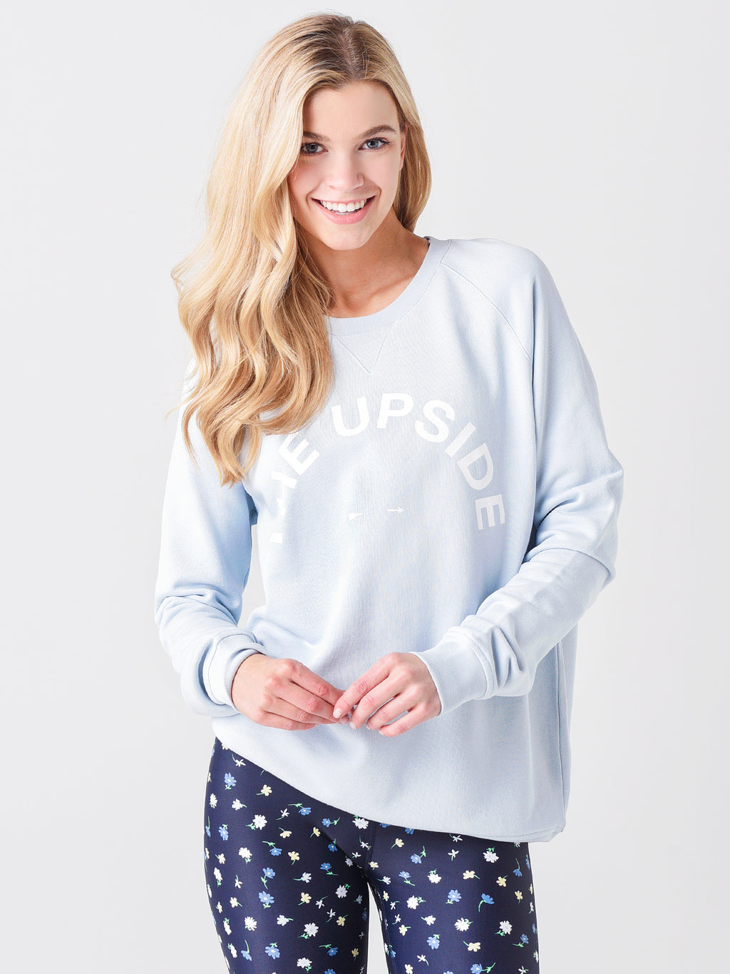 The Upside Women's Sid Crew Pullover Sweatshirt - Saint Bernard