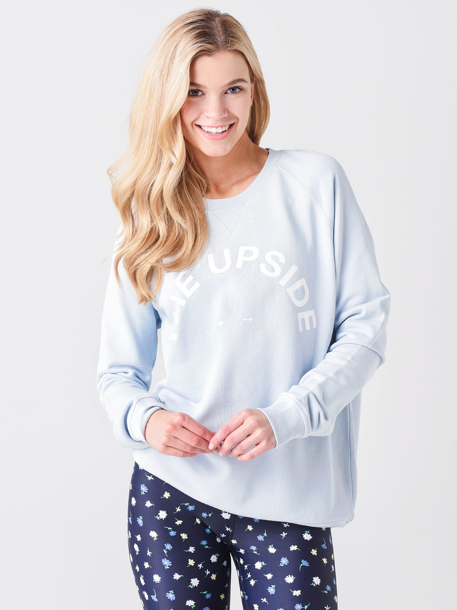 The Upside Women's Sid Crew Pullover Sweatshirt - Saint Bernard
