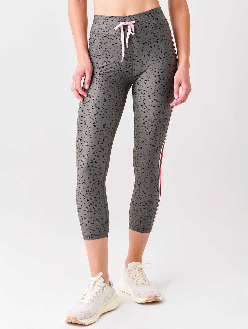 The Upside Women's Teeny Leopard Midi Pant - Saint Bernard