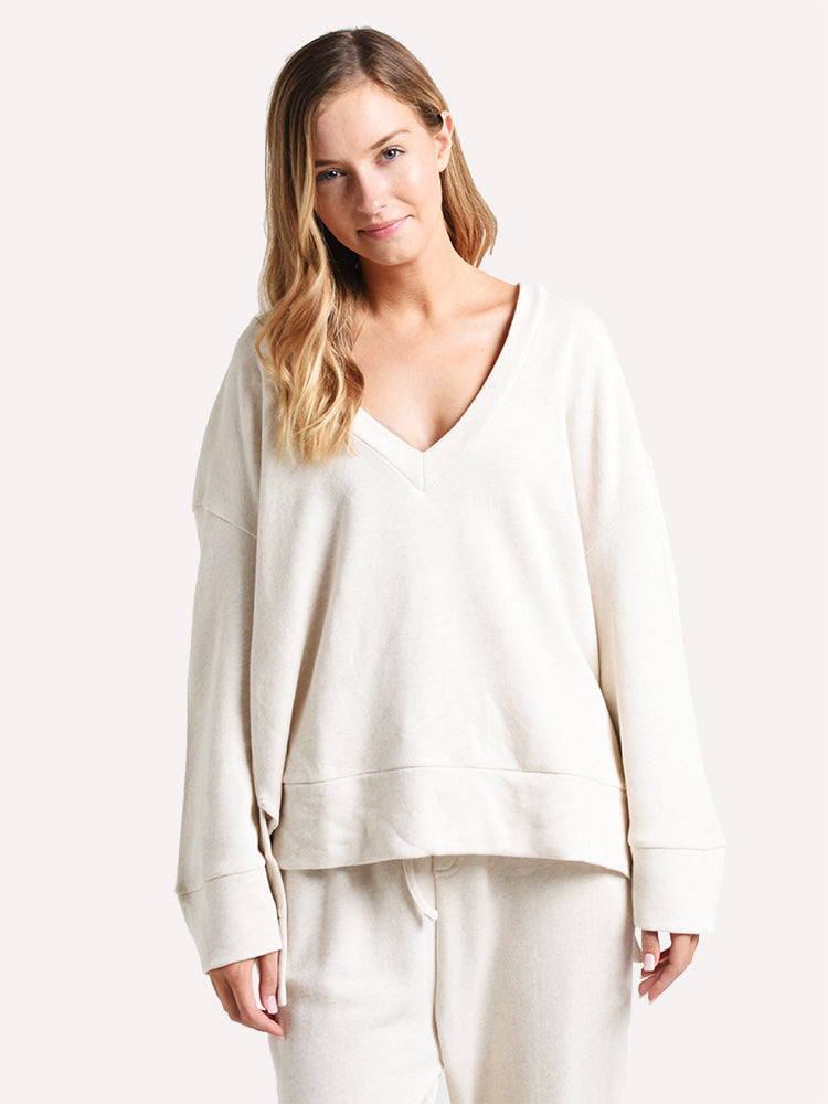 The Upside Molly Crew Top - Saint Bernard