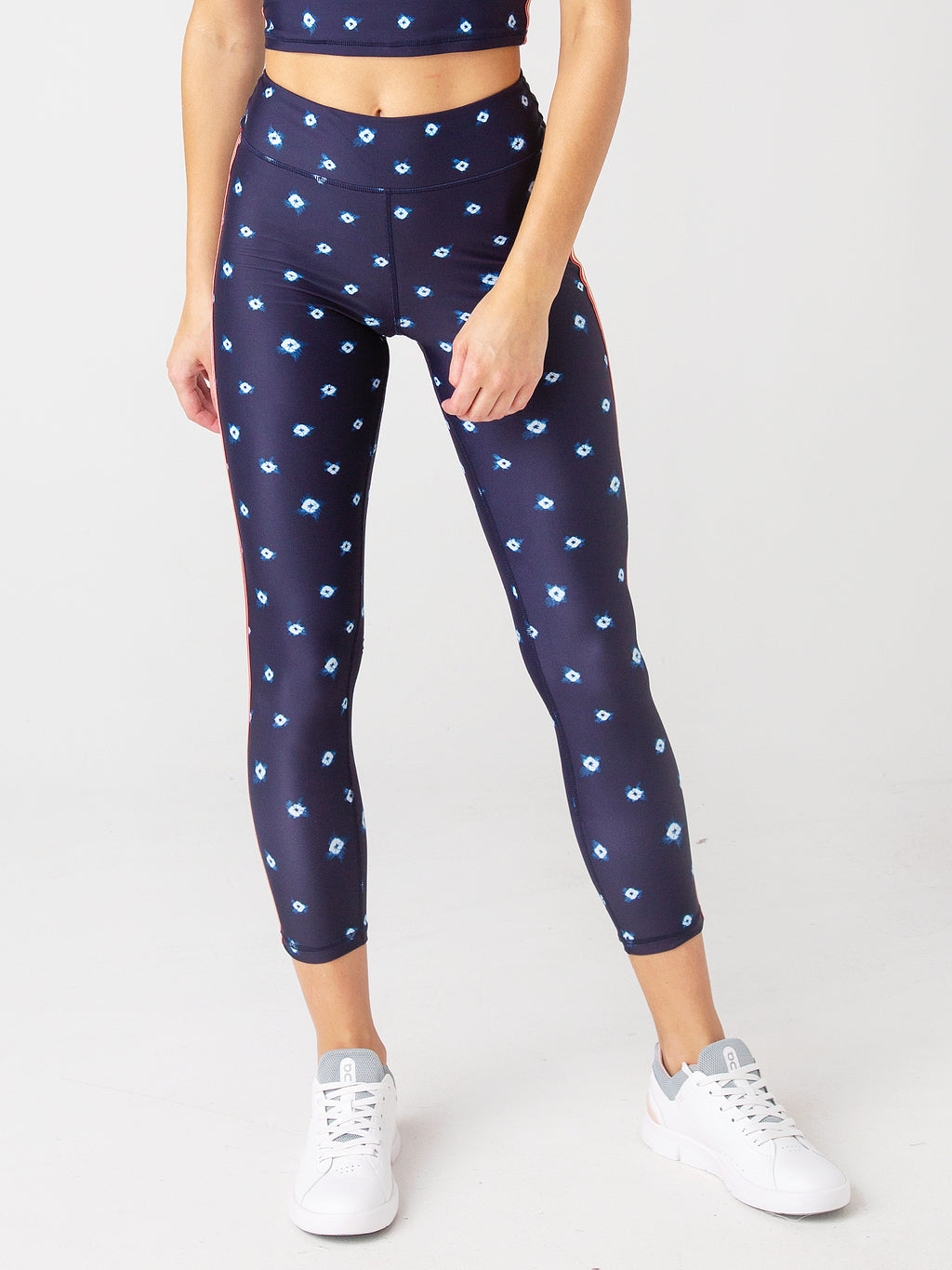 The Upside Women's Shibori Spot Midi Pant - Saint Bernard