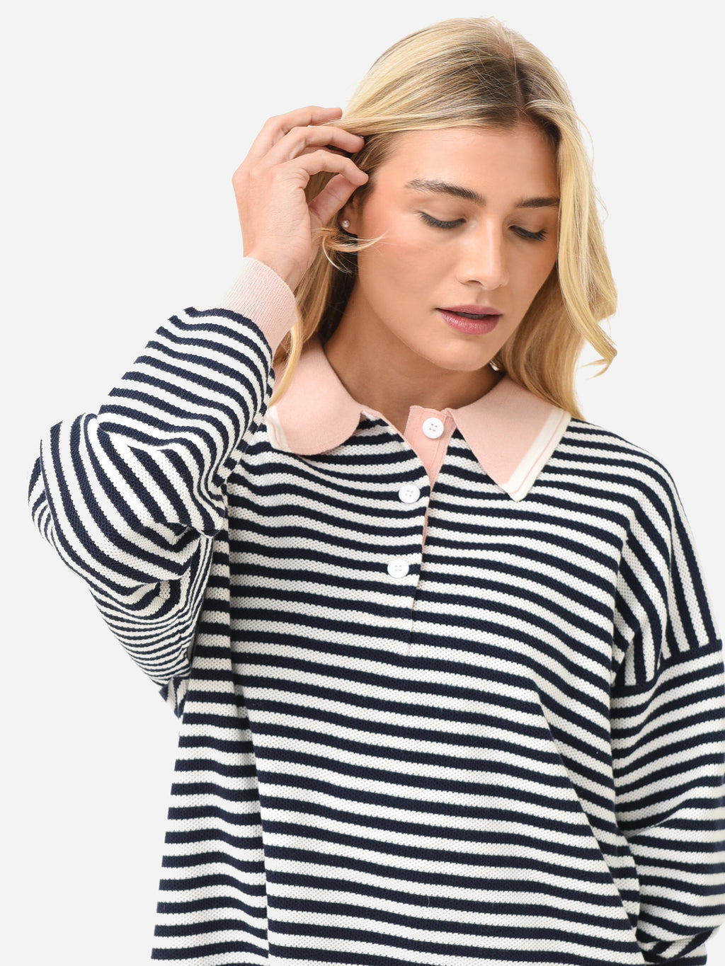 The Upside Women's Norfolk Wonder Knit Polo - Saint Bernard