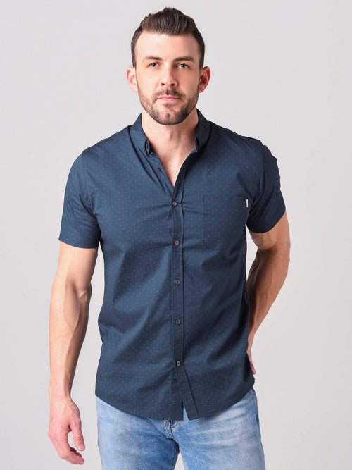 Vuori Men's Crest Short Sleeve Button Down