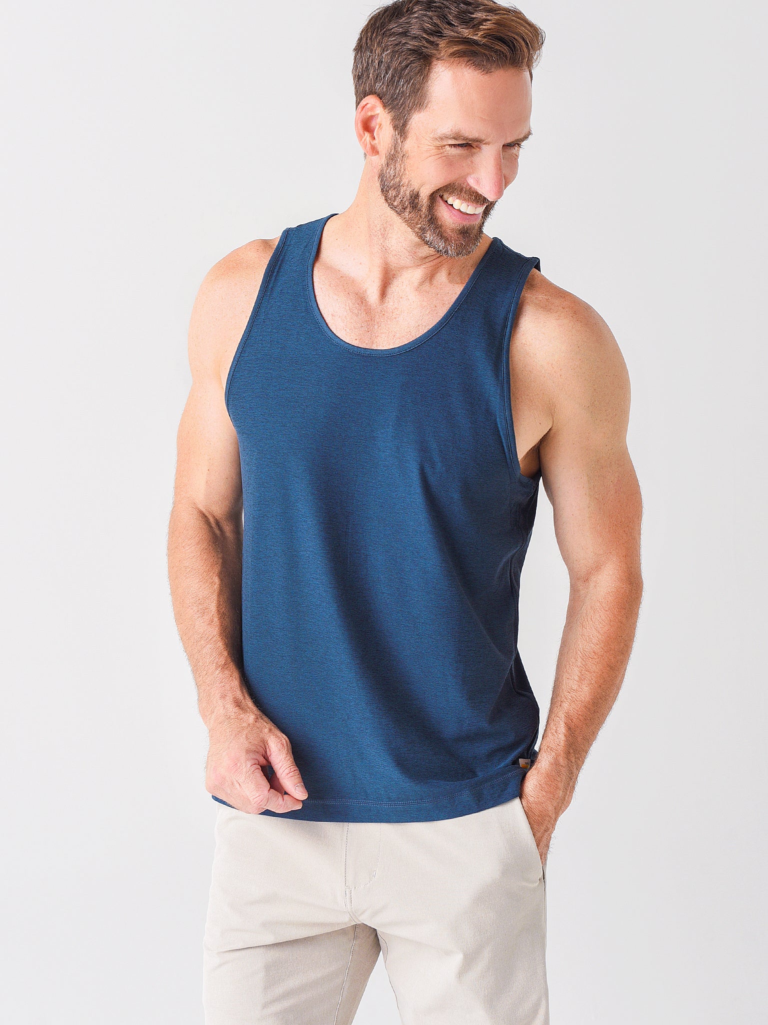 Vuori Men's Strato Tech Tank - Saint Bernard