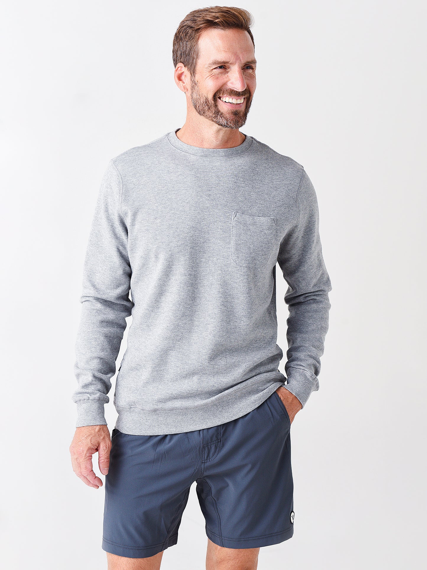 Vuori Men's Jeffreys Pullover Shirt - Saint Bernard