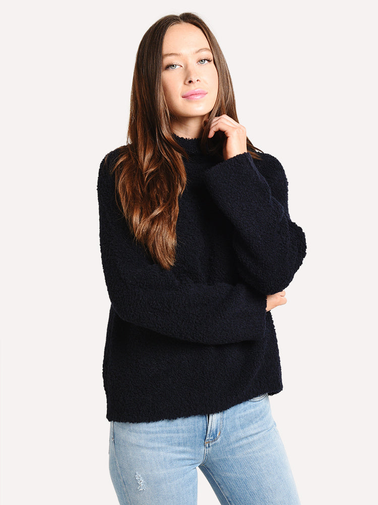 Vince Teddy Funnel Neck - Saint Bernard