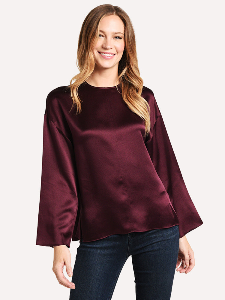 Vince Women's Seamed Front Blouse - Saint Bernard