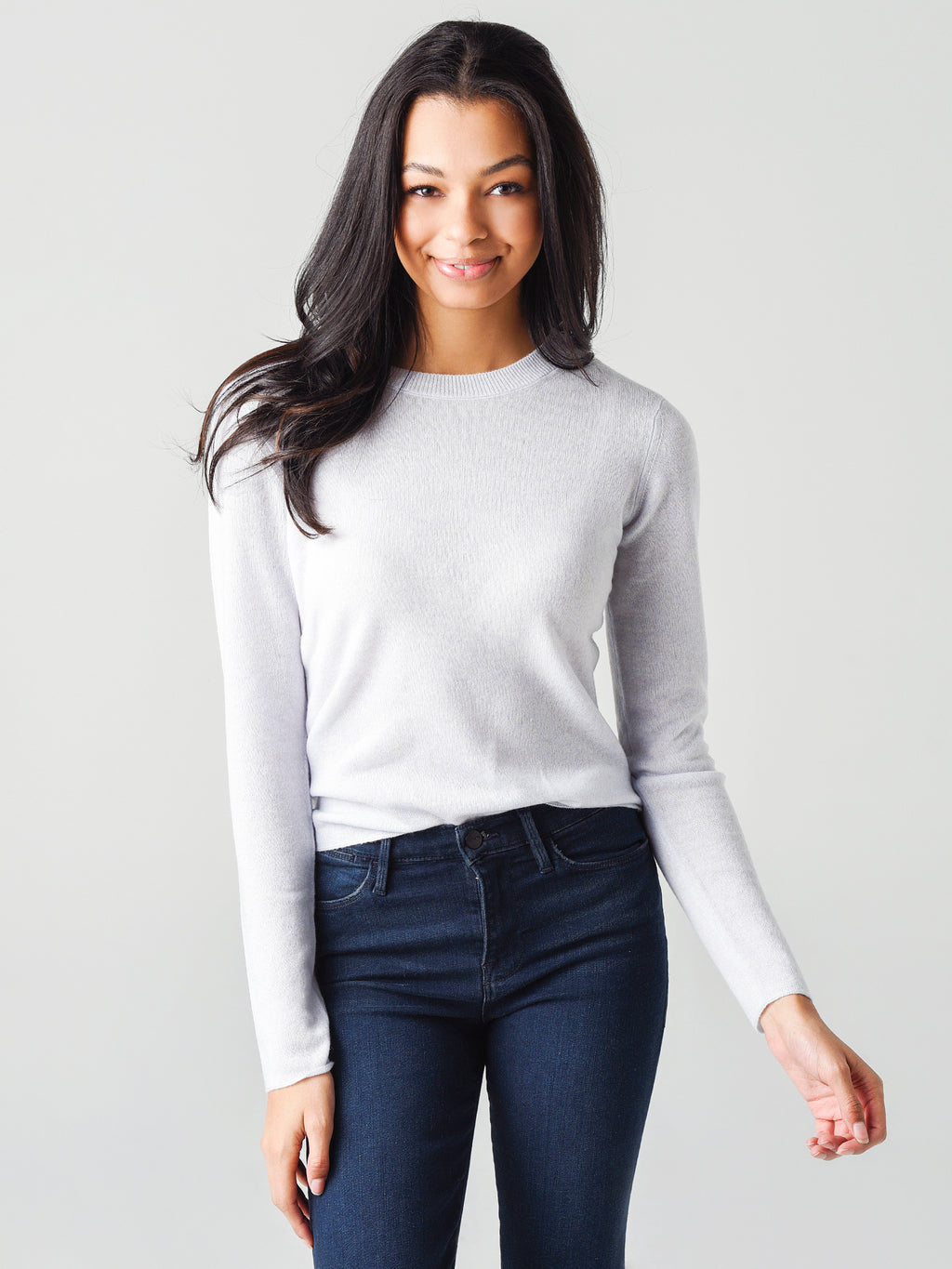 Vince Women's Slim Fit Crew - Saint Bernard