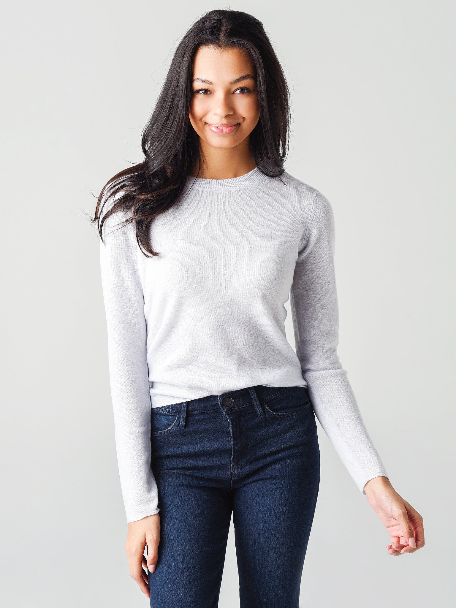 Vince Women's Slim Fit Crew - Saint Bernard