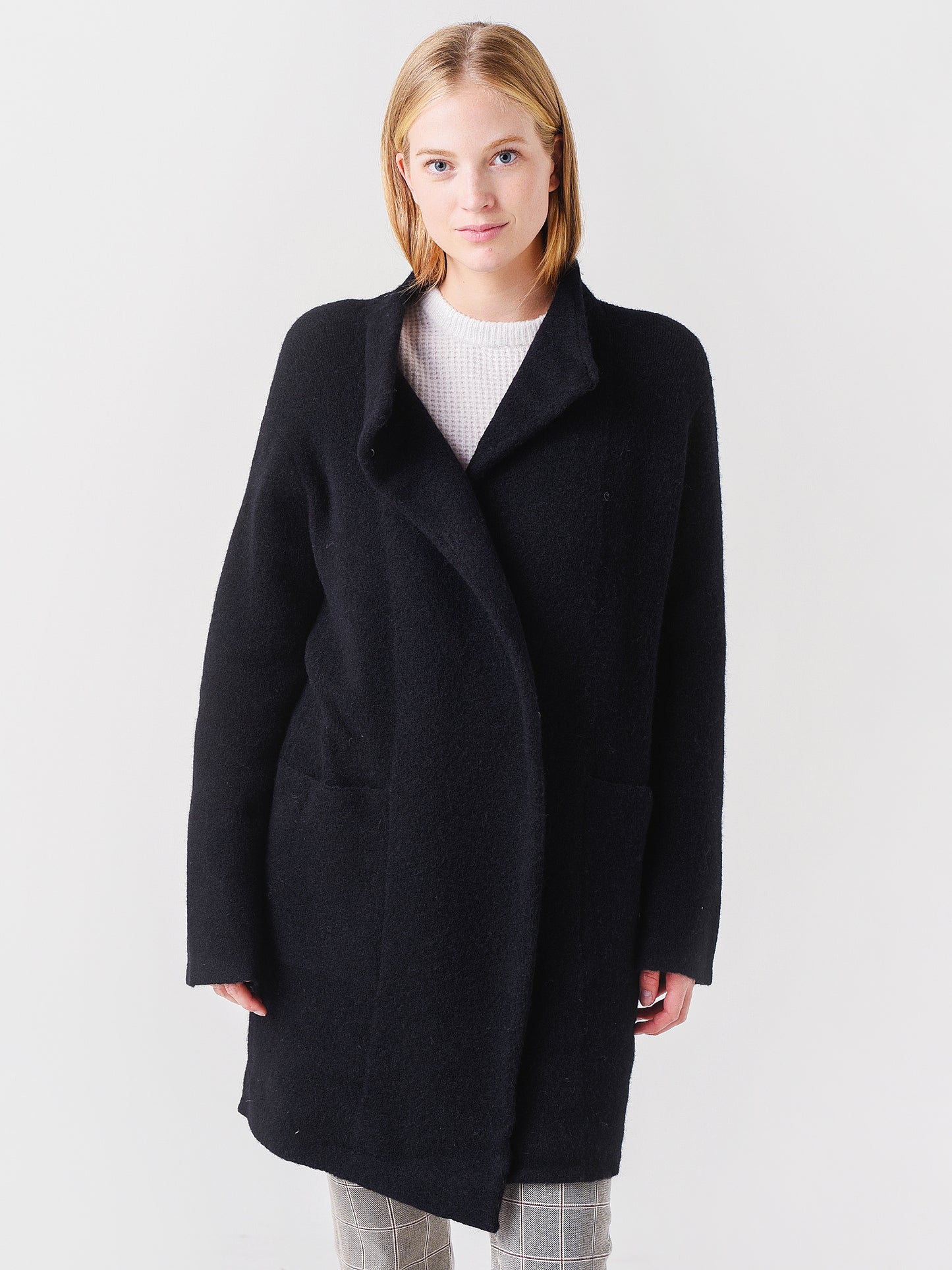 Vince Women's Clean Edge Cardigan Coat - Saint Bernard