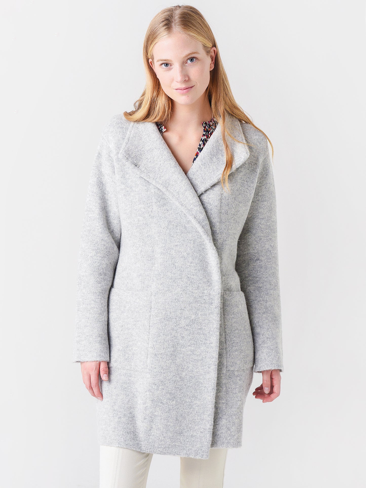 Vince Women's Clean Edge Cardigan Coat - Saint Bernard