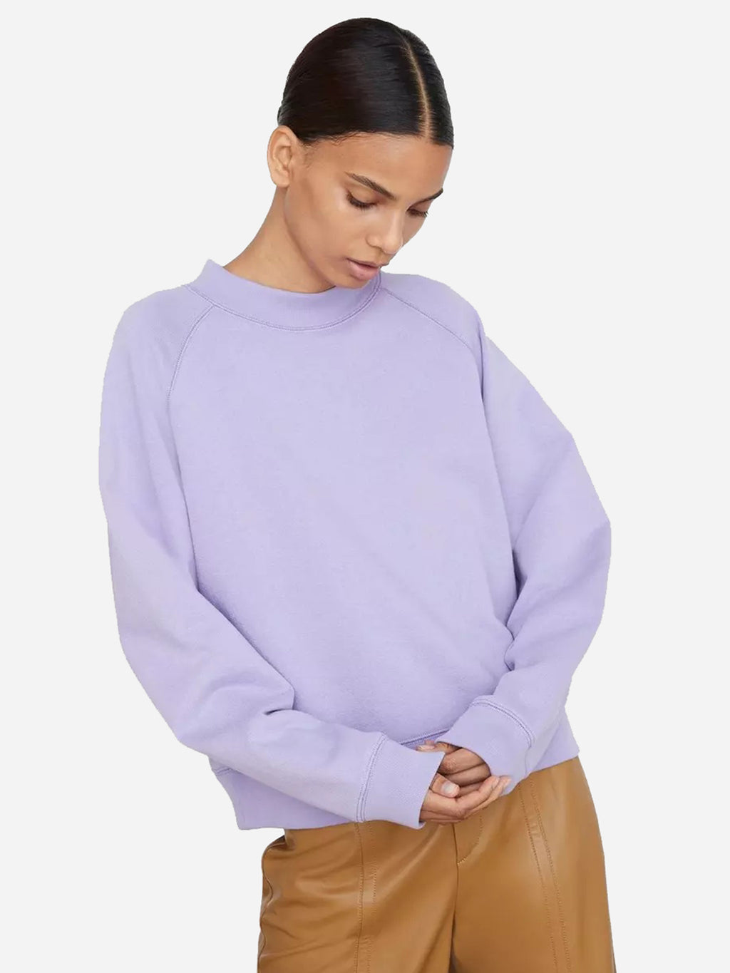 Vince Women's Raglan Pullover Top - Saint Bernard