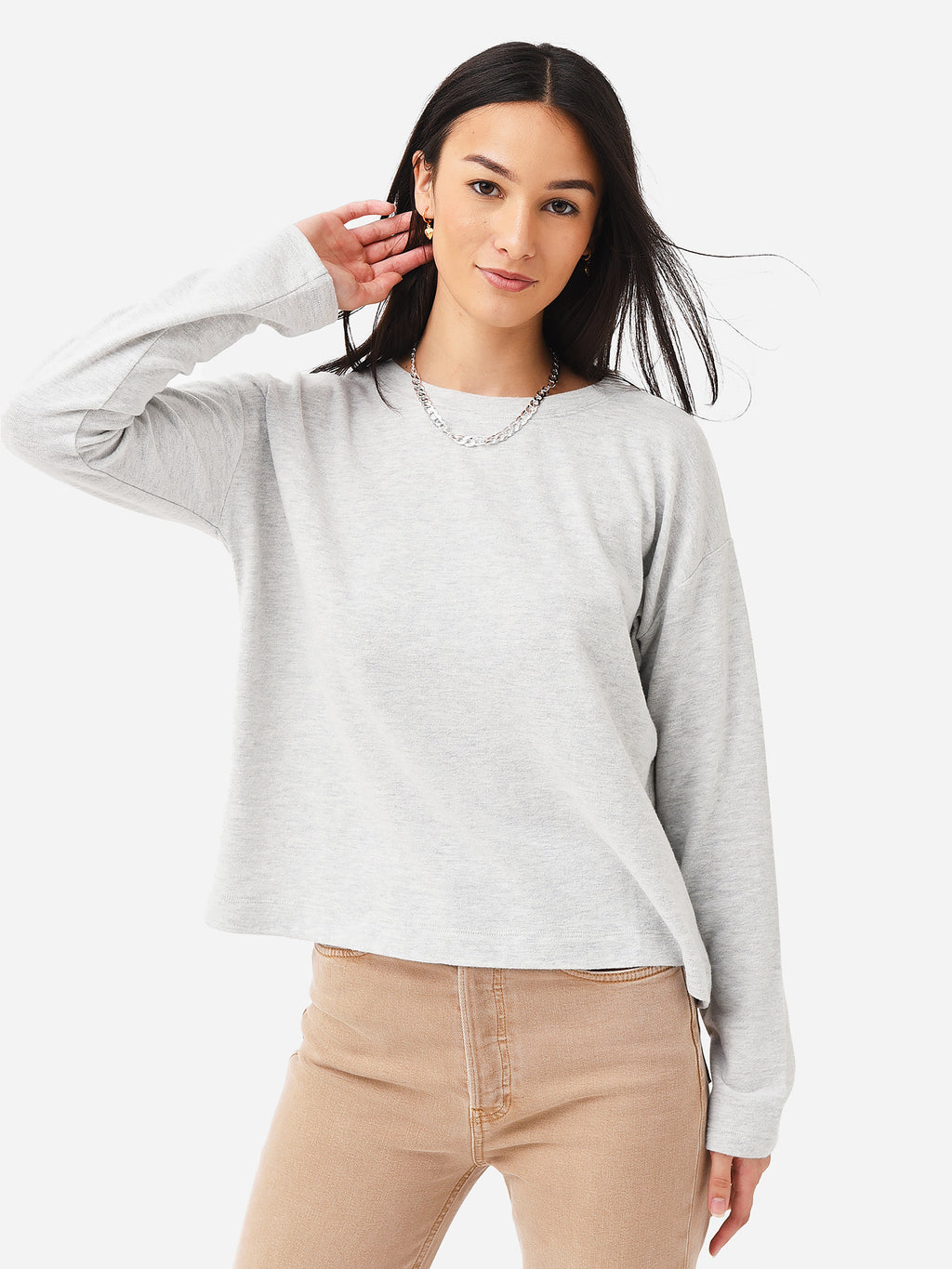 Vince Women's Long Sleeve Pullover - Saint Bernard