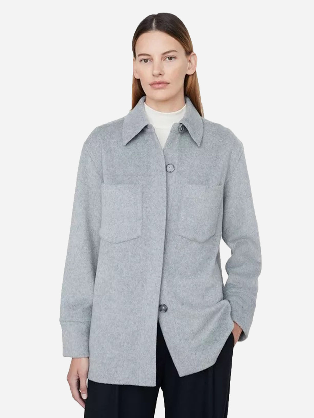 Vince Women's Shirt Jacket - Saint Bernard