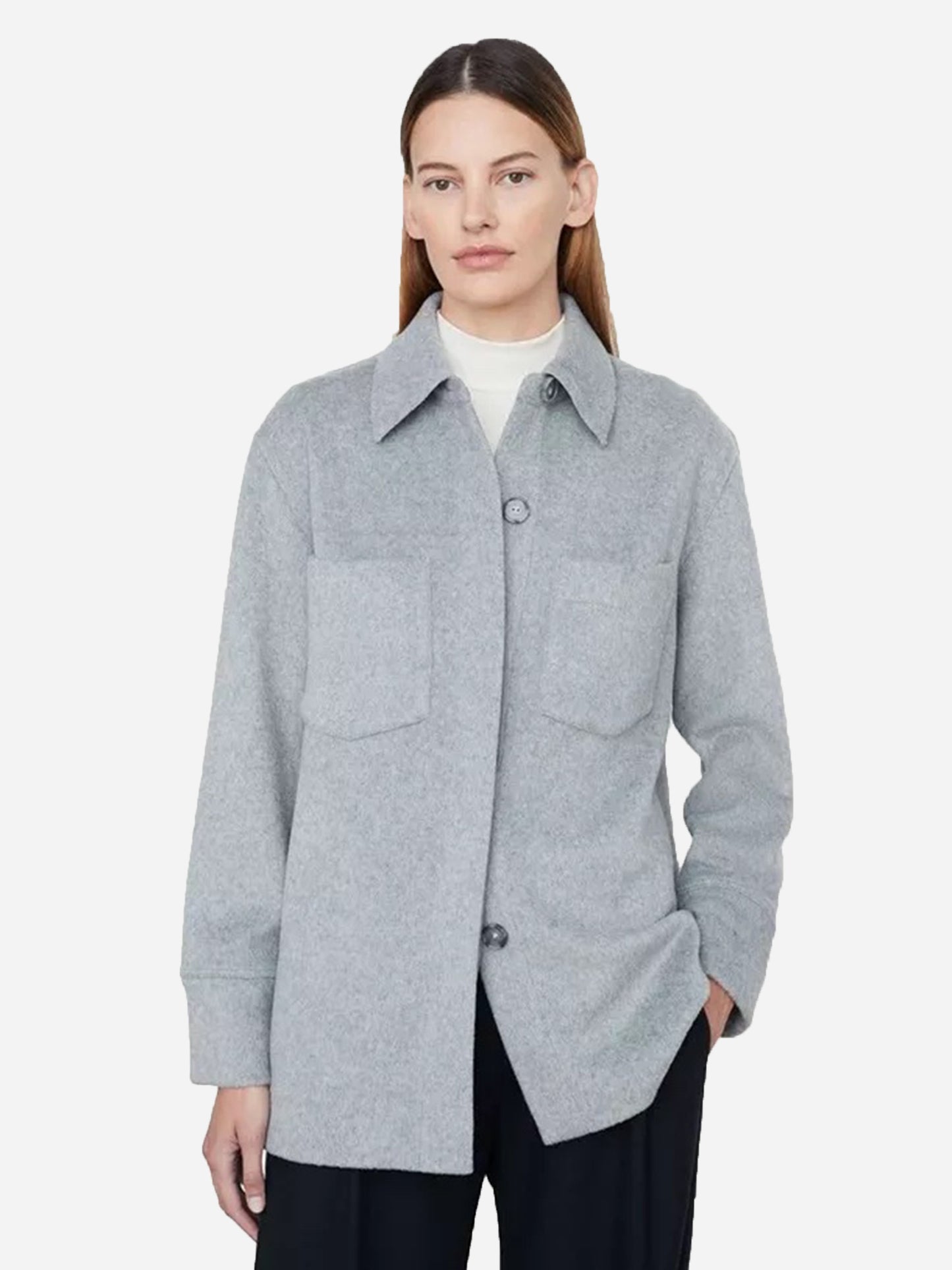 Vince Women's Shirt Jacket - Saint Bernard